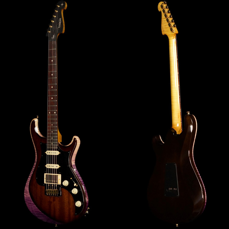 ギター Knaggs Sevent Tier2 2022 Knaggs Severn SSS Tier 2 Flame Top ~ Sunflower - G-Brat's Guitars