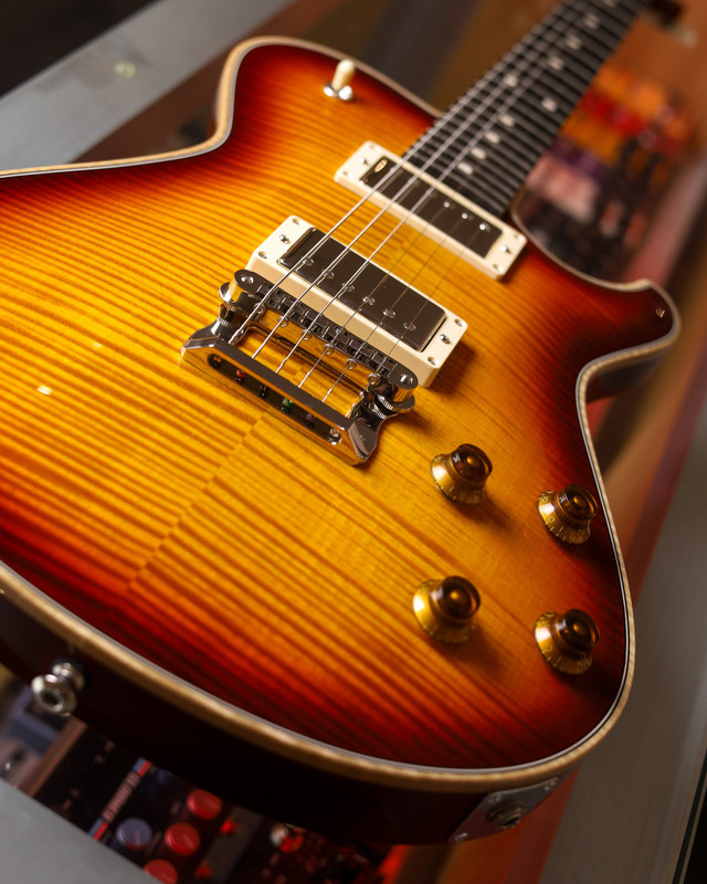 NEW KNAGGS KENAI - TIER 1 TOP - DARK CHERRY BURST FLAME W/ BARE