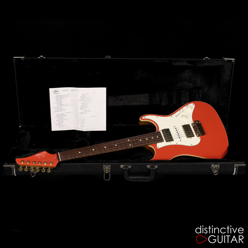 Suhr Standard Custom - Fiesta Red / Natural