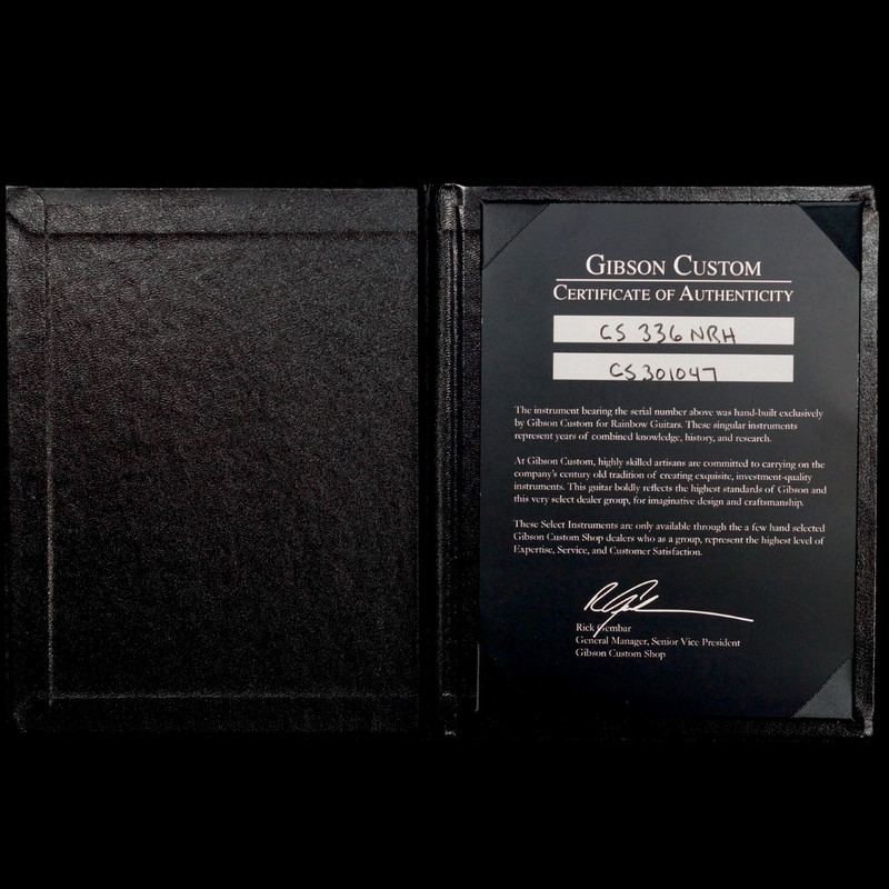 2013 Gibson Custom Shop Benchmark CS-336 Pelham Blue