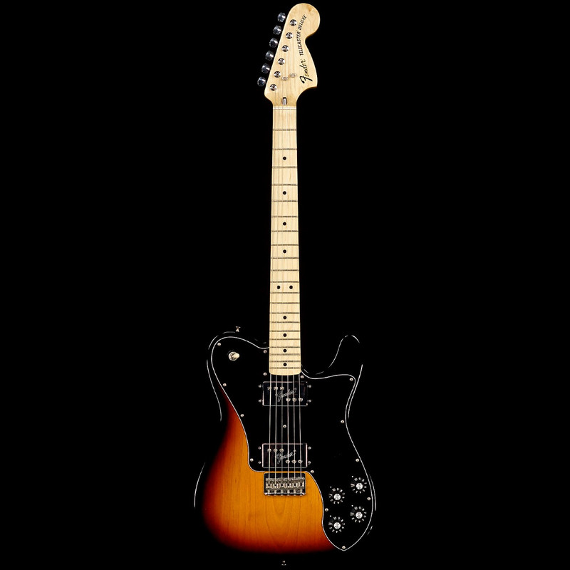 2012 Fender MIM 72 Reissue Deluxe Telecaster 3 Tone Sunburst