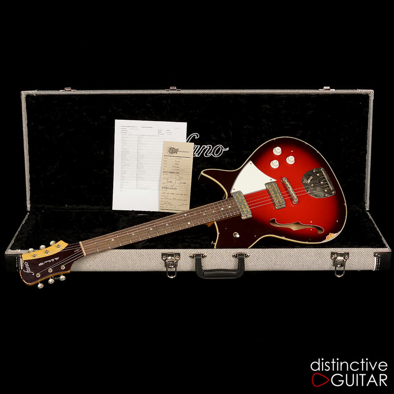 Fano Alt de Facto RB6 Thinline Red Burst