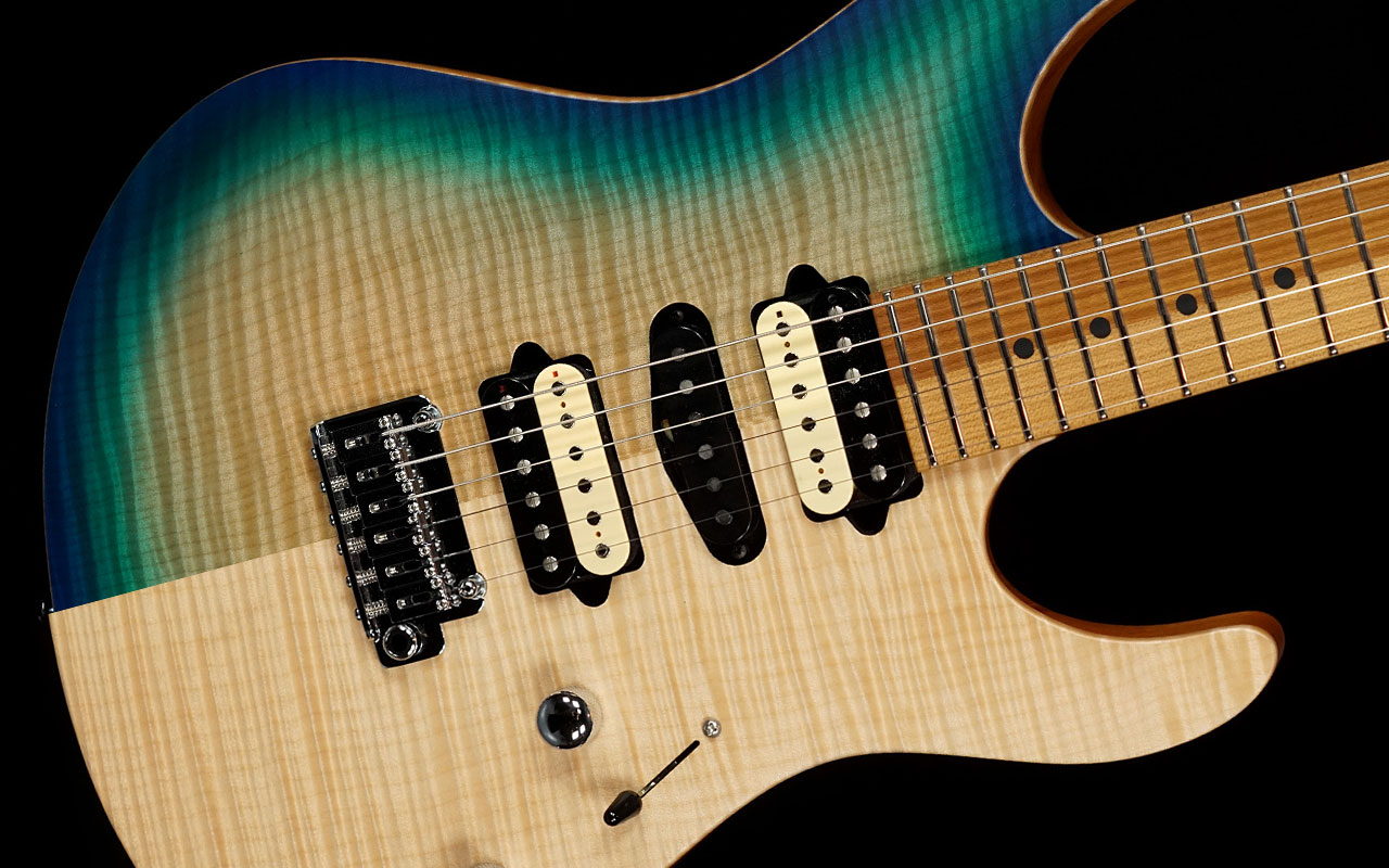 Limited Edition Suhr Modern Satin Flame Tops