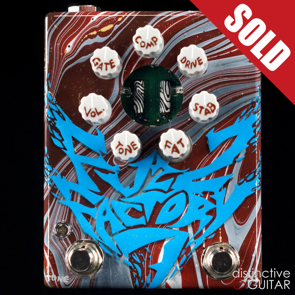 Zvex Fuzz Factory 7 Hand Painted Swirl B186