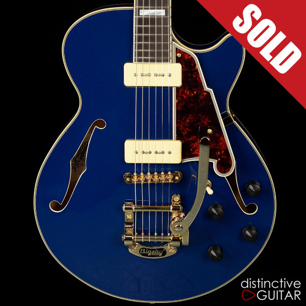 D'Angelico Excel SS Shoreline Ocean Blue