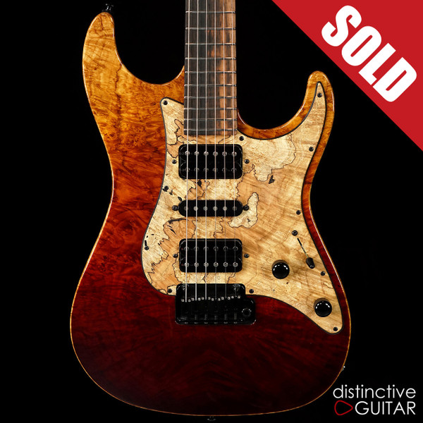 Suhr Standard Custom Waterfall Burl Desert Gradient JS4R6A