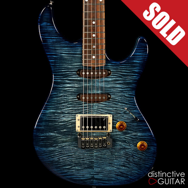 ギター Fibenare Roadmaster custom Fibenare Roadmaster FB Blue Burst Flame
