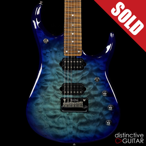 Ernie Ball Music Man JP15 BFR Cerulean Paradise Quilt