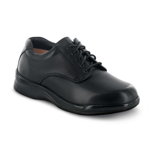 Men's Conform Classic Oxford Dress Shoe by Apex-Black Men's Conform Classic Oxford Dress Shoe by Apex-Black