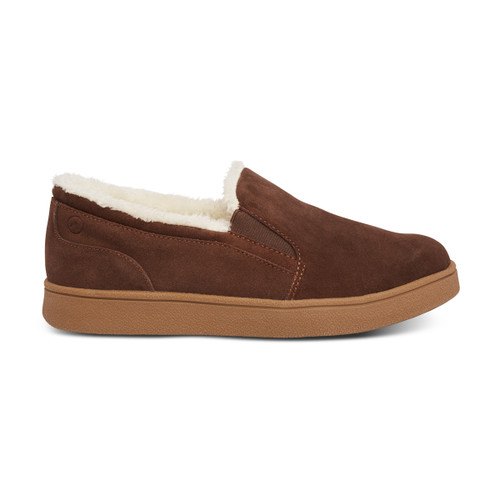 No. 18 Men's Slipper Smooth Toe by Anodyne-Espresso