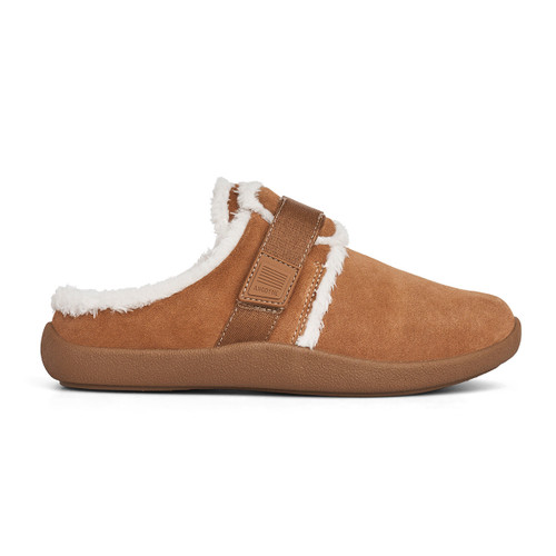 No. 99 Women's Slipper Open Back by Anodyne - Camel