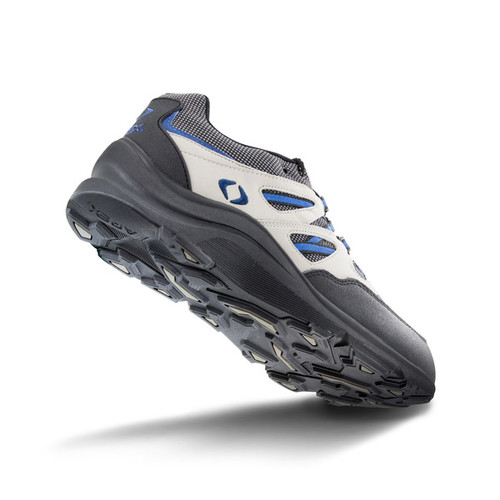 Men's Trail Runner Active Shoe by Apex-Sierra Gray/Blue Men's Trail Runner Active Shoe by Apex-Sierra Gray/Blue