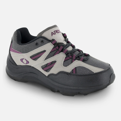 Women's Trail Runner Active Shoe by Apex - Sierra Gray/Purple