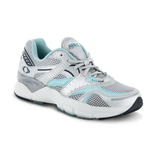 Women's Boss Runner Active Shoe - X Last by Apex -  Silver/Sea Blue