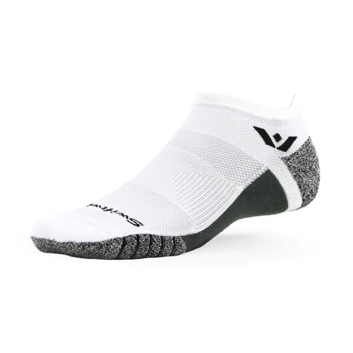 Flite XT No Show by Swiftwick-White Flite XT No Show by Swiftwick-White
