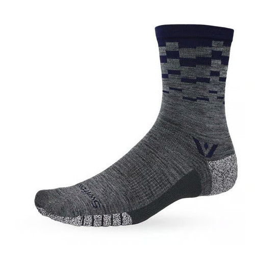 Flite XT Trail Mid-Crew by Swiftwick-Step Navy Flite XT Trail Mid-Crew by Swiftwick-Step Navy