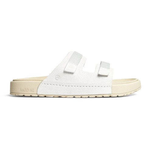 No. 73 Women's Two Strap Sandal by Anodyne - White