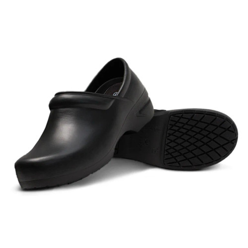 Anywhere Footwear Guardian Angel - Black Medical Clogs
