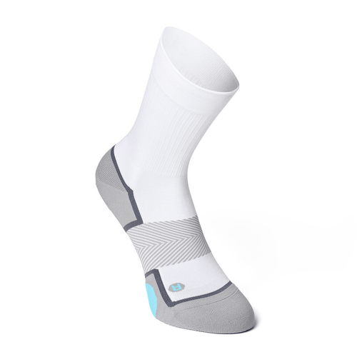 No. 7 Crew Length Diabetic Socks by Anodyne - White