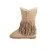Ladies Classic Fringed Sheepskin Boot Sand by Cloud Nine Sheepskin