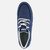Women's Moc Toe Canvas Loafer by Apex - Navy