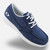 Women's Moc Toe Canvas Loafer by Apex - Navy
