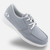 Men's Moc Toe Canvas Loafer by Apex - Gray