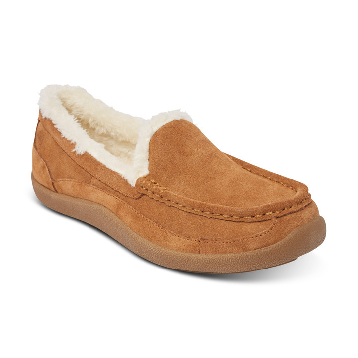 No. 39 Women's Slipper Moc Toe by Anodyne - Camel