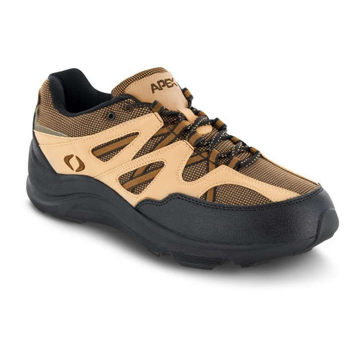 Men's Trail Runner Active Shoe by Apex-Sierra Brown