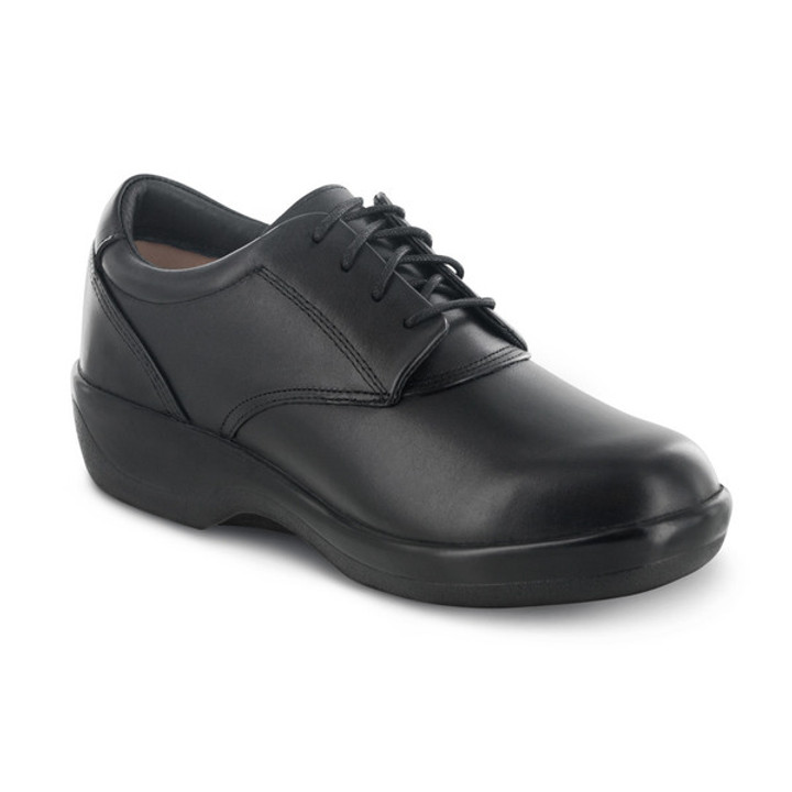 Women's Conform Classic Oxford Dress Shoe by Apex-Black