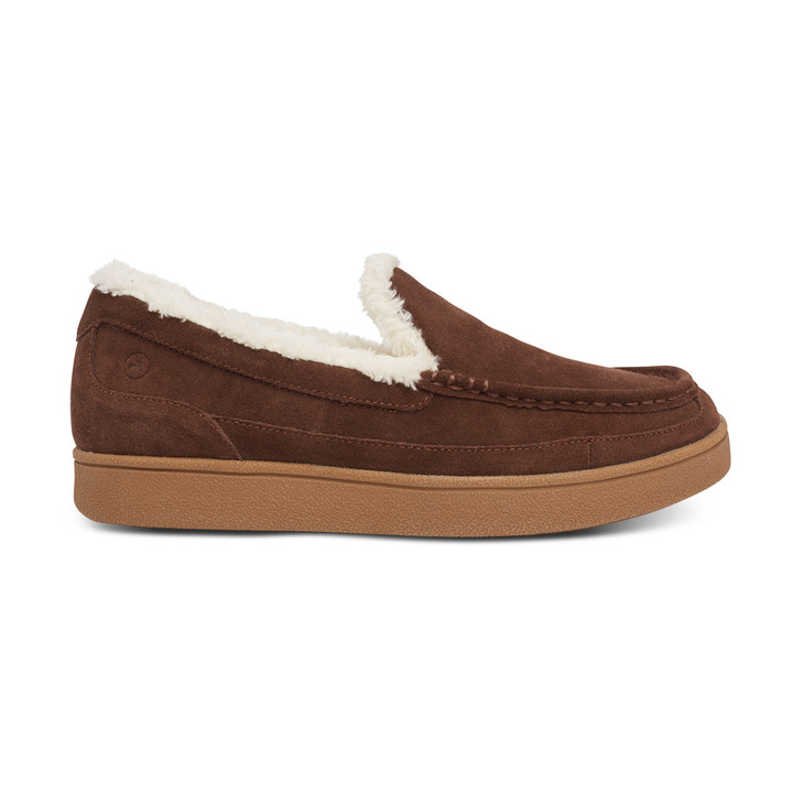 No. 34 Men's Slipper Moc Toe by Anodyne - Espresso
