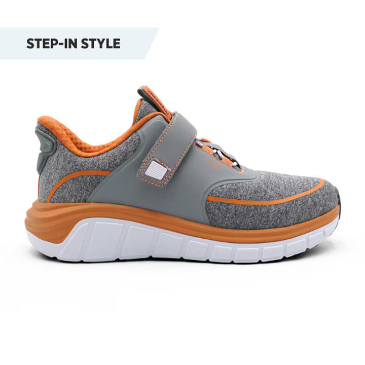 No. 45 Women's Sport Jogger w/ Heel Assist by Anodyne - Grey Orange