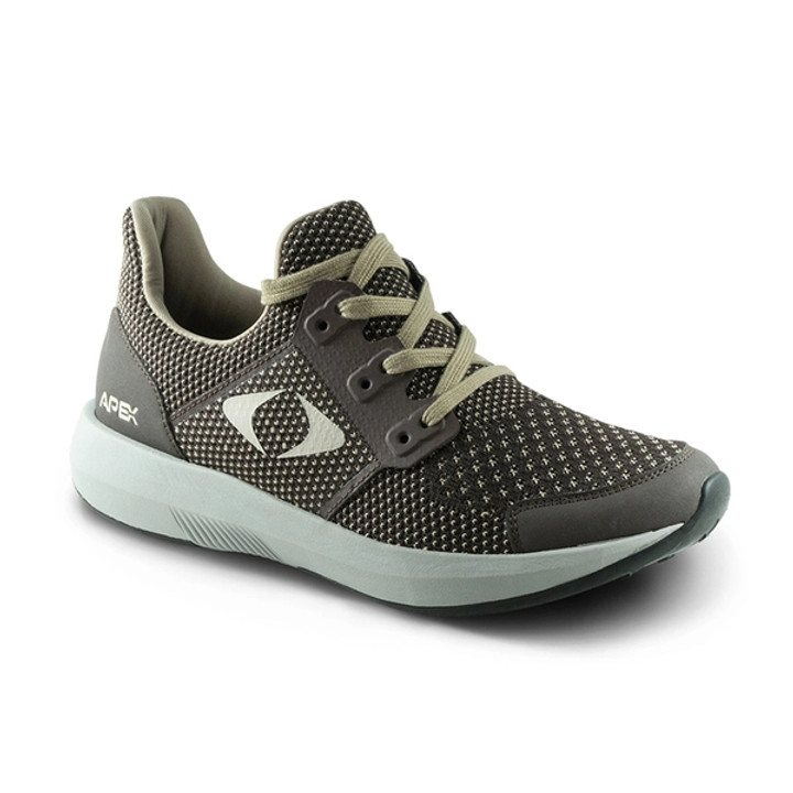 Men's Performance Athletic Sneaker by Apex-Brown