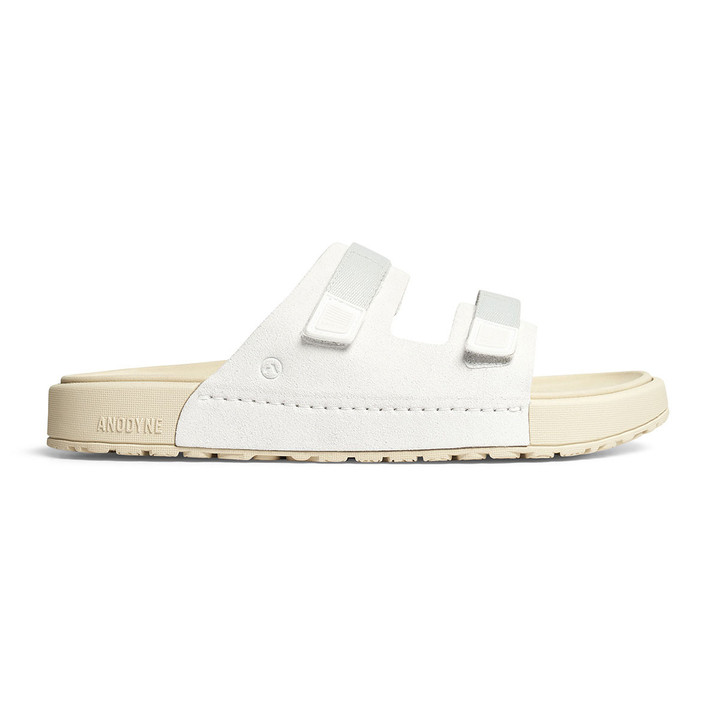 No. 73 Women's Two Strap Sandal by Anodyne - White
