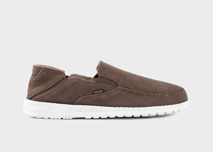 Sunslide Hemp Slip-on for Women in Dark Brown by 8000 Kicks