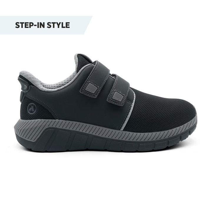 No. 74 Men's Sport Double Depth Hands Free by Anodyne - Black Grey