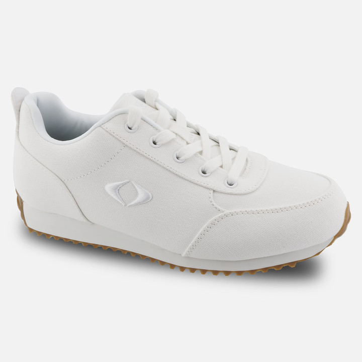 Women's Balmoral Lace Up Canvas by Apex - White