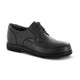 Men's Moc Toe Oxford Dress Shoe Lexington by Apex-Black