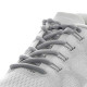 Caterpy Air No-Tie Laces Ghost Gray