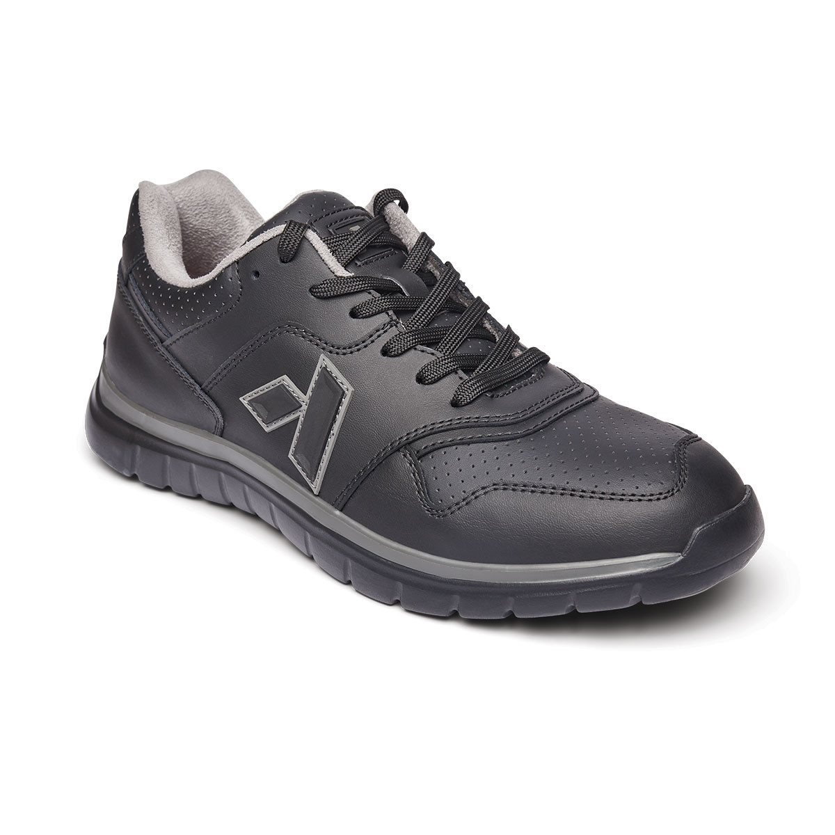 Anodyne No. 50 Men\'s Grey Comfort Trainer Active Walking Sneakers Size 8.5 Wide Anodyne No. 50 Sport Trainer – Diabetic Athletic Shoe main image 4