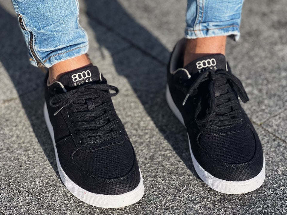 Seeker For Men Black and White by 8000 Kicks | Footsupplystore.com