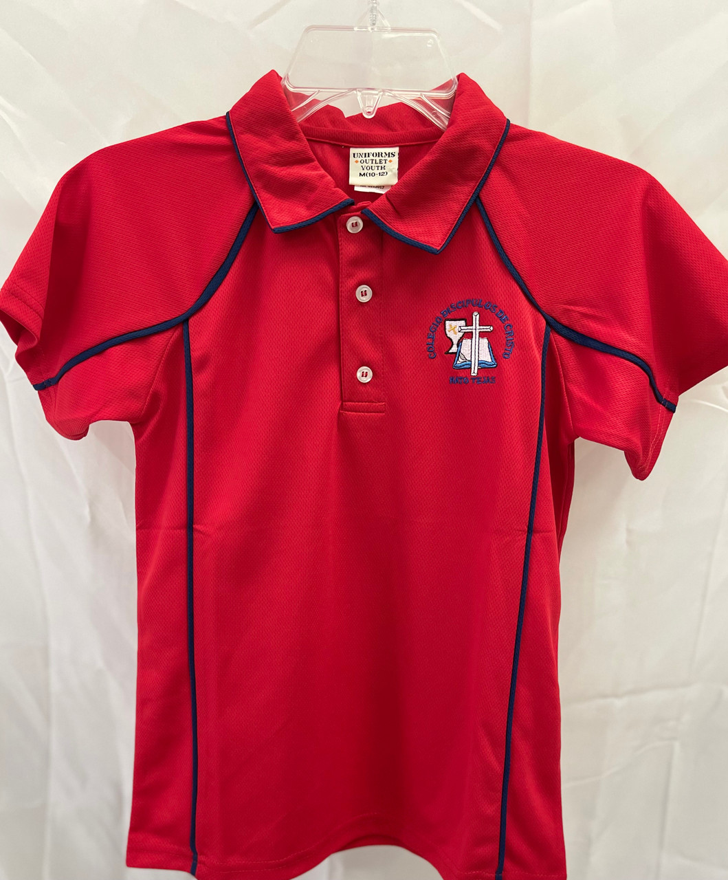 POLO ROJA KINDER DCH 0129YDCH UNIFORMS OUTLET INC.