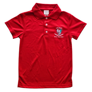 POLO ROJA LOGO PECHO 550W-PPJ