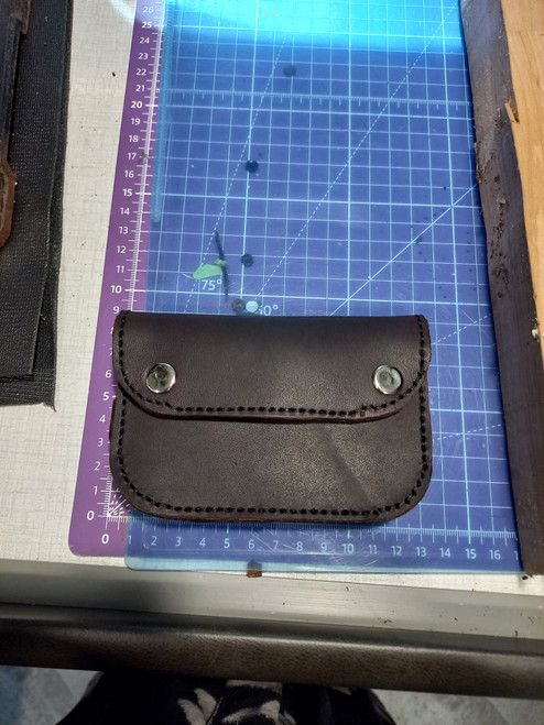Mini Trucker's Wallet Chrome Tan