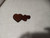 Large, Medium and Small Heart shaped Bookmarks made from chrome tanned leather and polyester waxed thread.