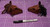 Pair of Tiny horse bag charms Sharpie showing size