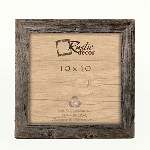 10x10 Rustic Barn Wood Standard Wall Frame