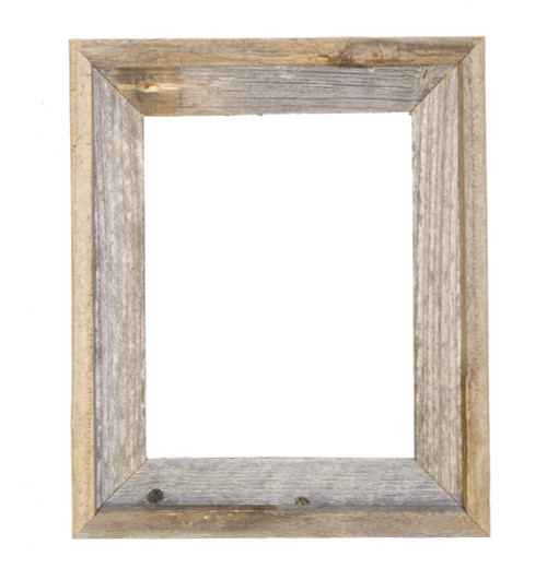 11x17 Picture Frames – Reclaimed Barn Wood Open Frame (No Glass or Back)