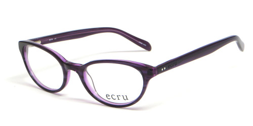 Calabria Viv Designer Reading Glasses Ecru Daltrey Violet Purple Crystal Marble