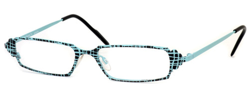 Harry Lary's French Optical Eyewear Ferrary in Teal Black (717)